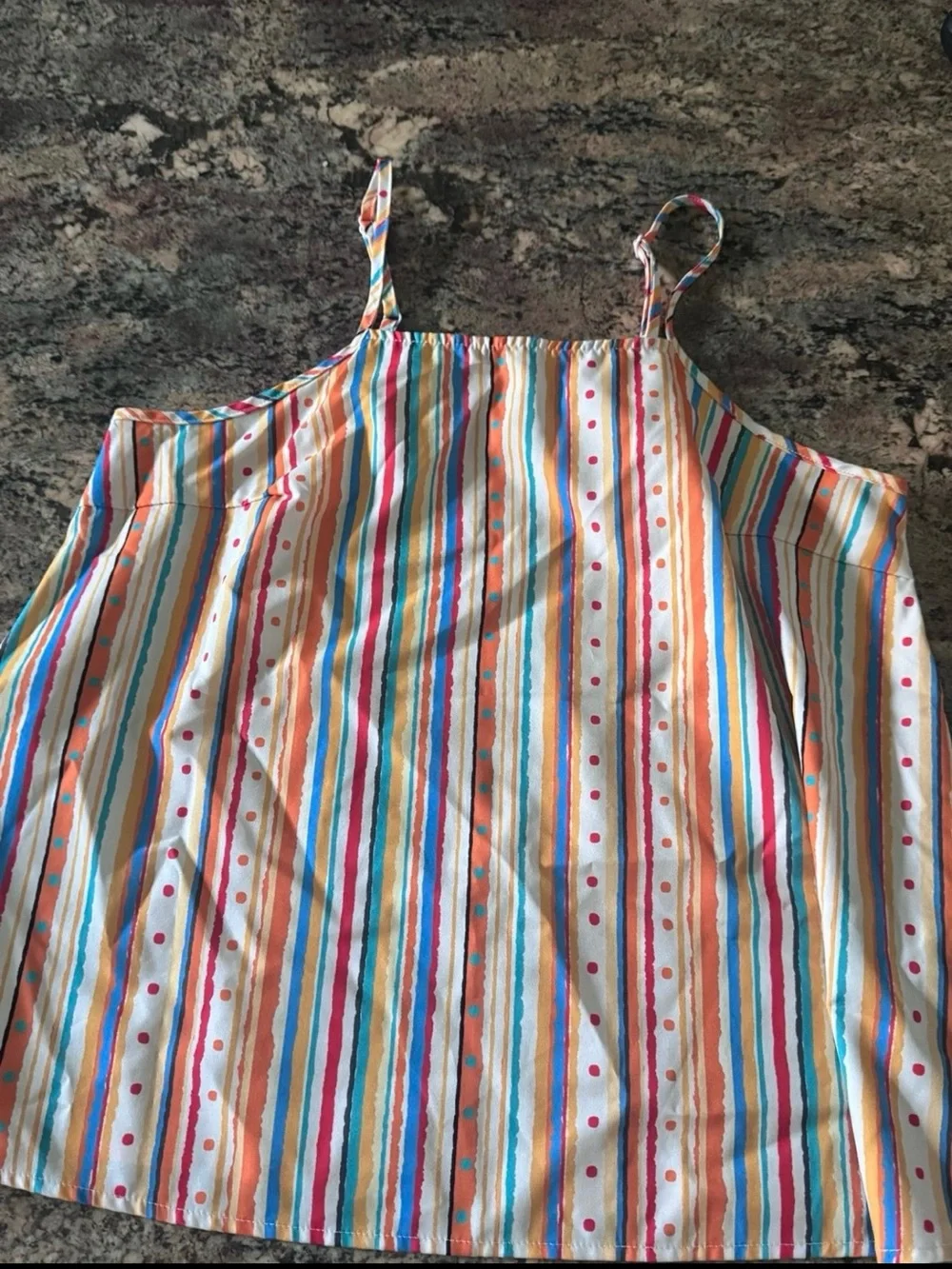 Striped Multicolor women Shorts Set